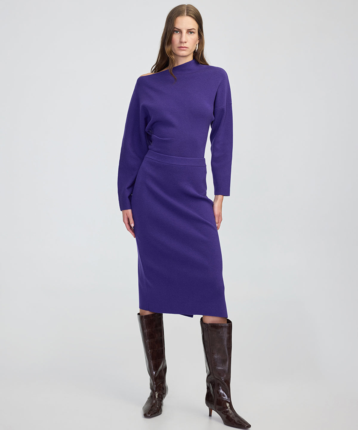 Midi Knit Skirt