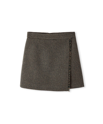 Houndstooth Mini Skirt