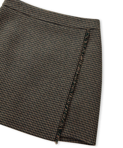 Houndstooth Mini Skirt