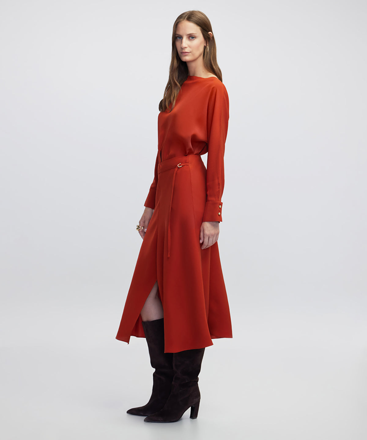 Zoomed Buckle Skirt