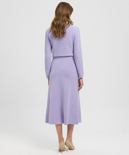 Textured Midi Skirt