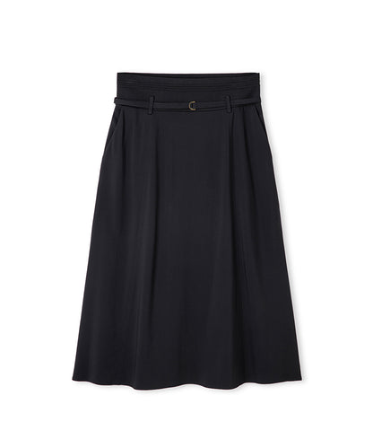 Belted Midi Skirt