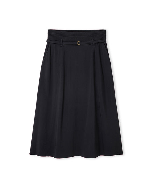 Belted Midi Skirt