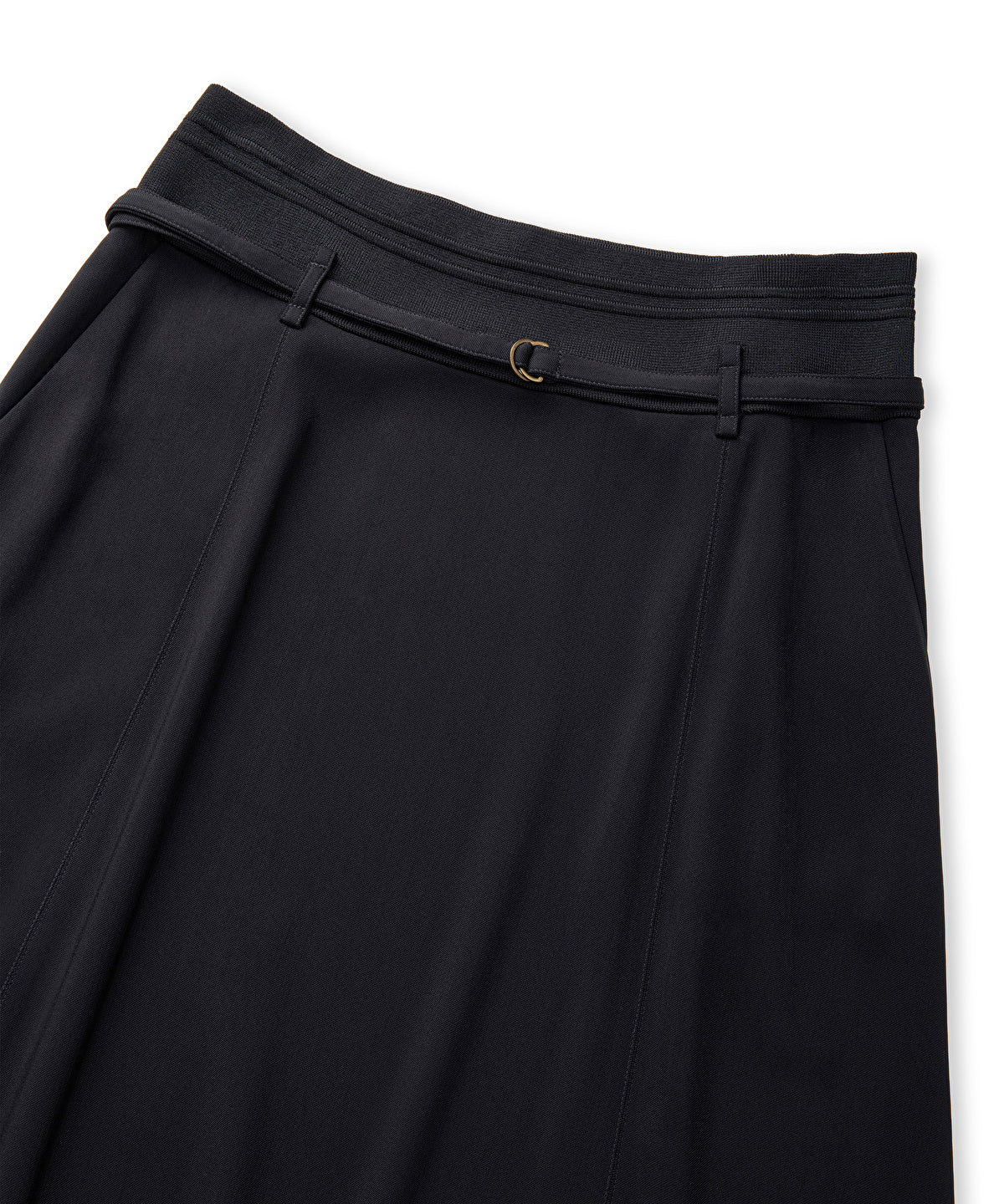 Zoomed Belted Midi Skirt