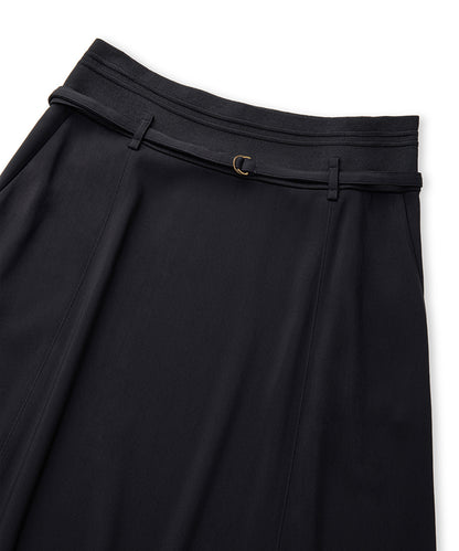 Belted Midi Skirt