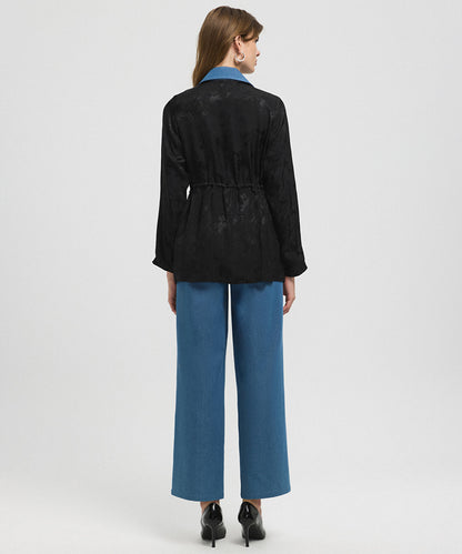 Mixed Color-Block Jacket 