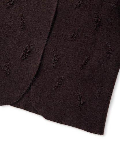 Distressed Knit Jacket