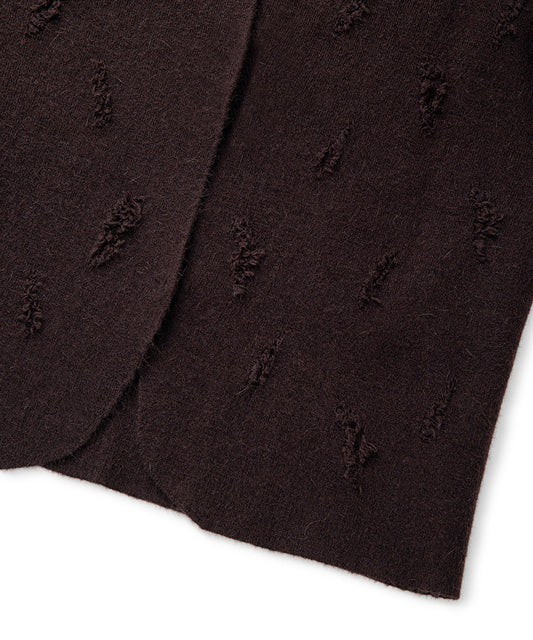 Distressed Knit Jacket