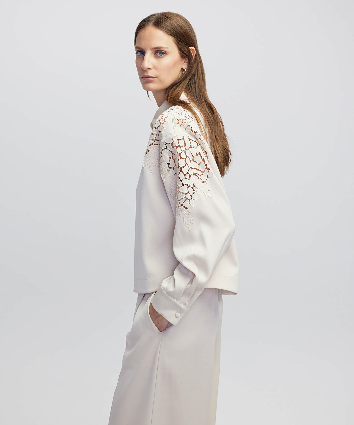 Embroidered Applique Jacket