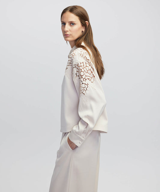 Embroidered Applique Jacket