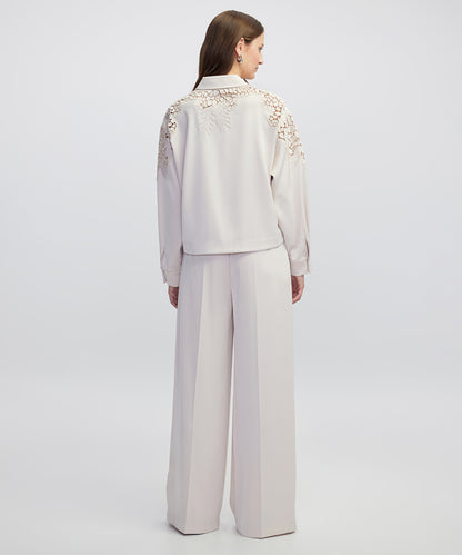 Embroidered Applique Jacket