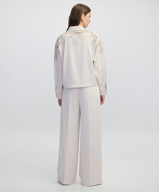 Embroidered Applique Jacket