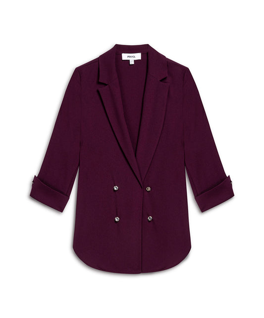 Unlined Jacket with Buttons