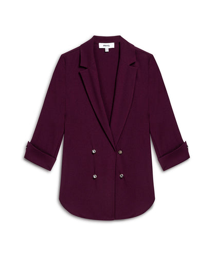 Unlined Jacket with Buttons