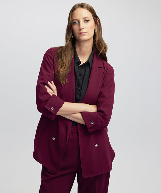 Unlined Jacket with Buttons