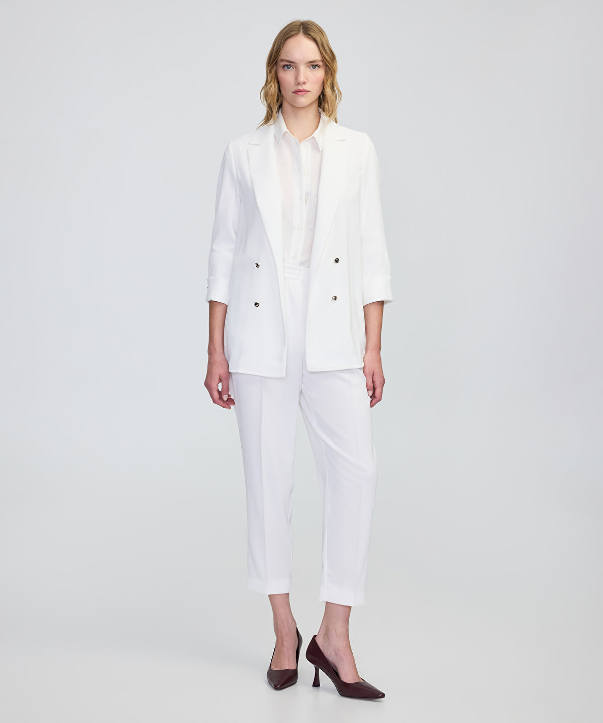 Zoomed Unlined Jacket with Buttons