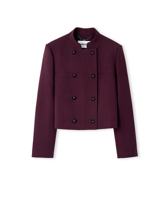Contrast Button Jacket
