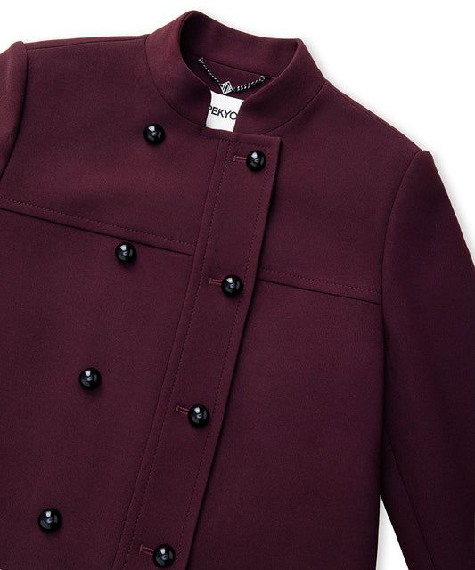 Contrast Button Jacket