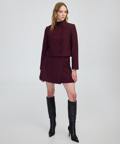 Contrast Button Jacket