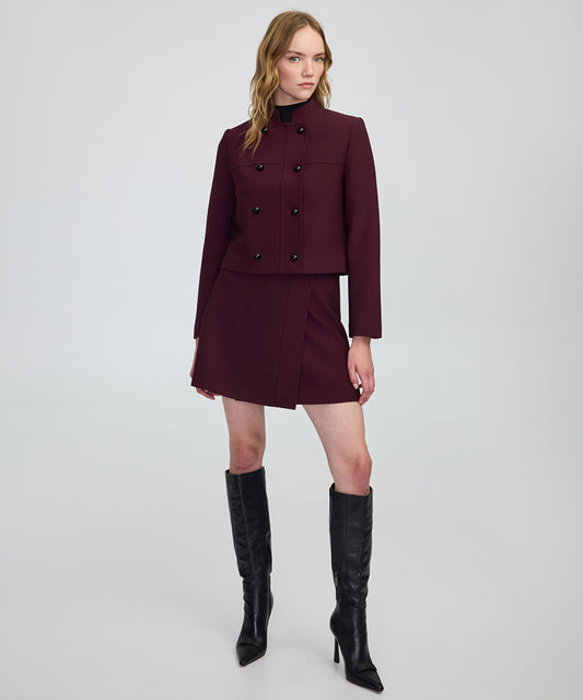 Contrast Button Jacket