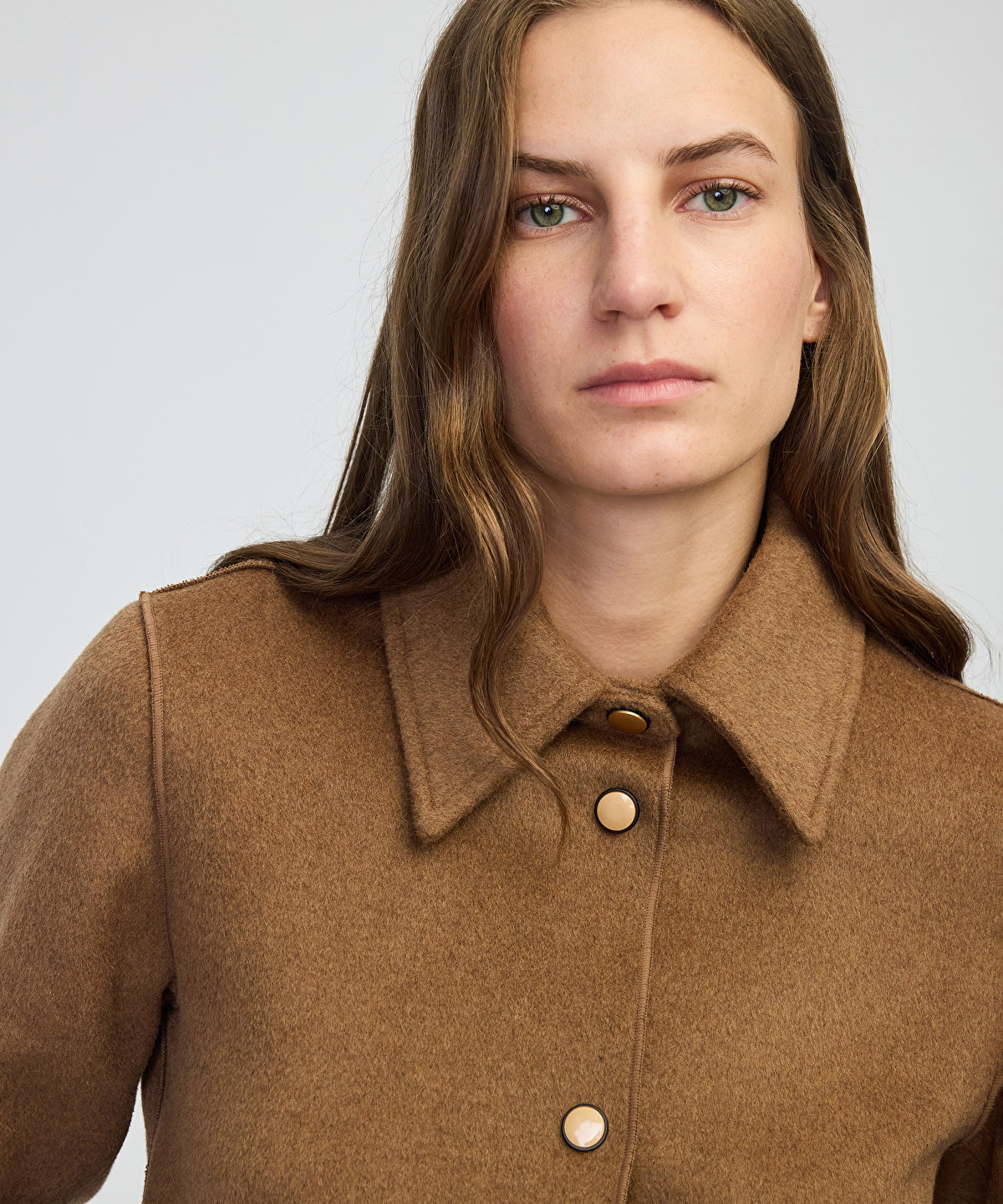 Zoomed Wool Blend Jacket