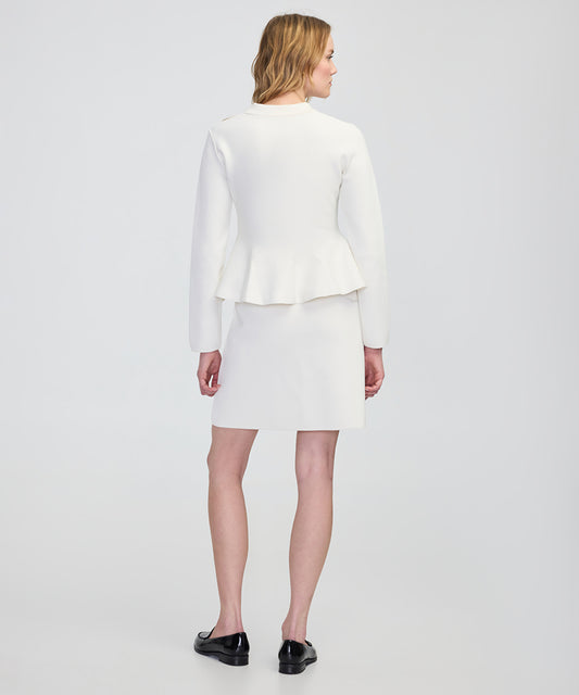 Peplum Knit Jacket