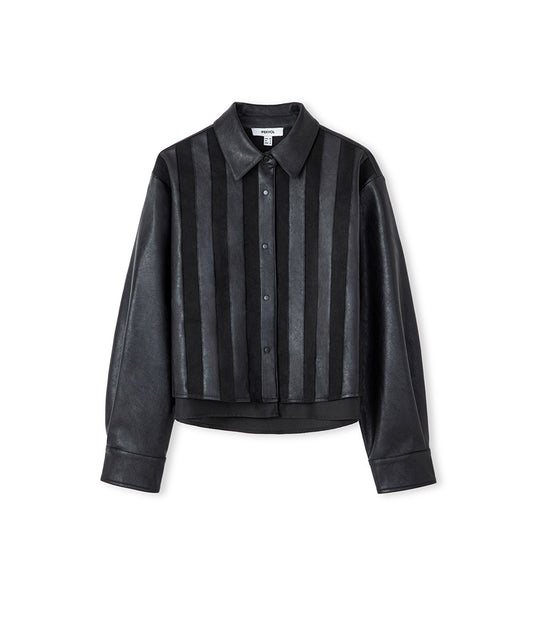 Mixed Media Layered Jacket