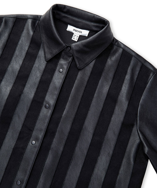 Mixed Media Layered Jacket