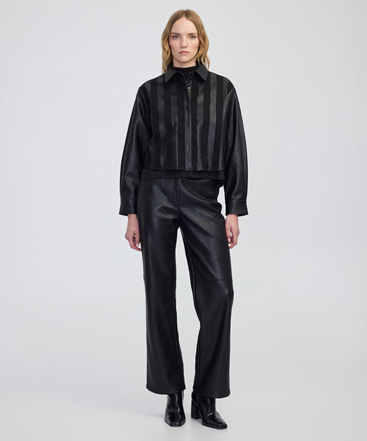 Mixed Media Layered Jacket