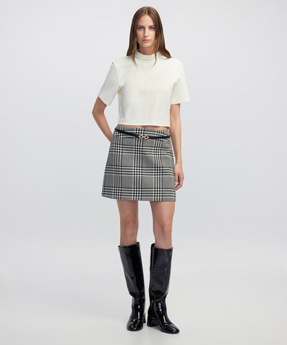 High-Neck Basic Blouse