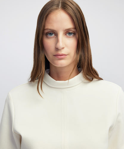 High-Neck Basic Blouse