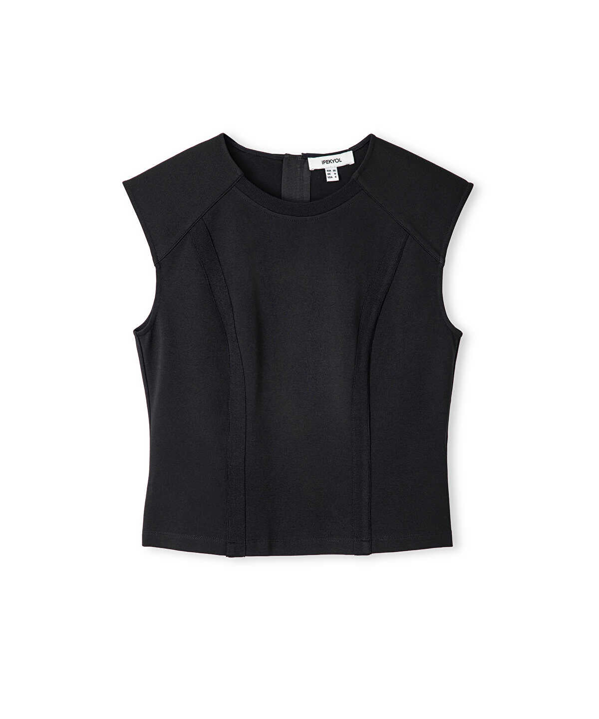 Blouse with Shoulder Pads