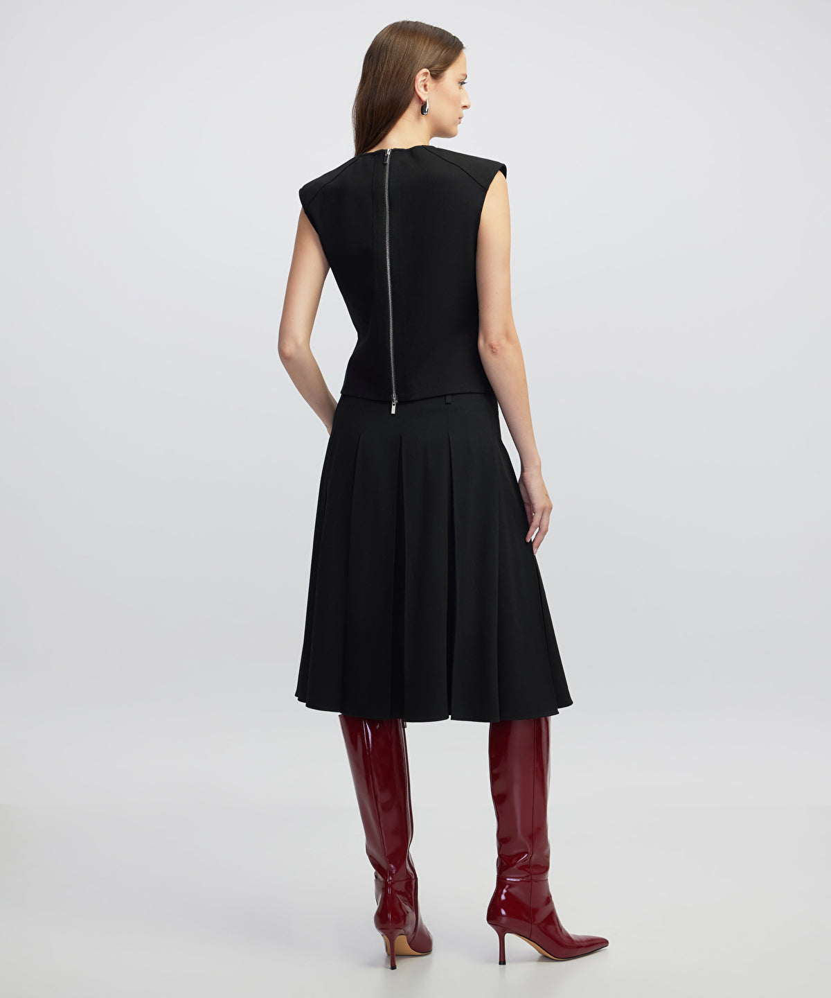 Blouse with Shoulder Pads