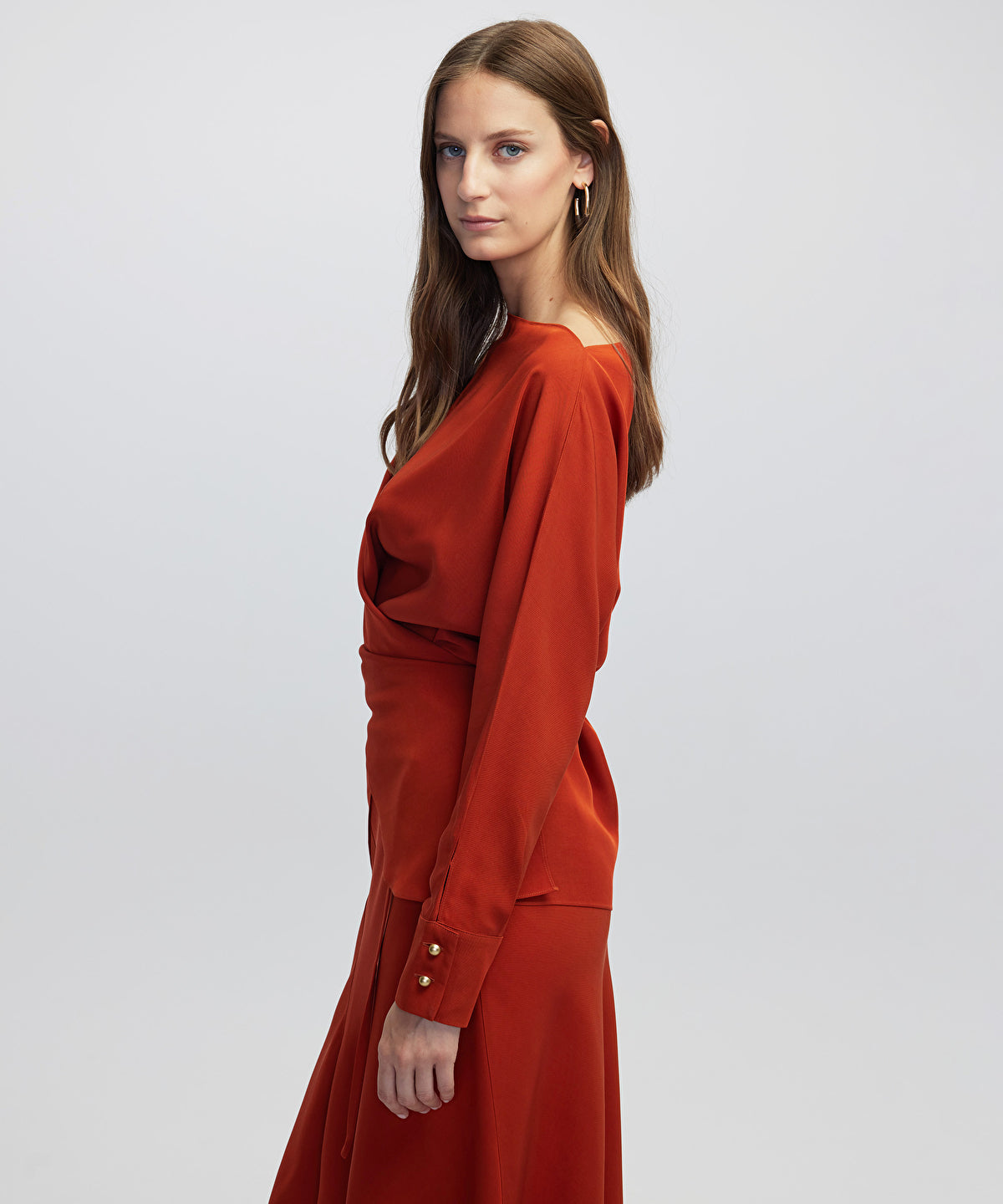 Basic Blouse with Tied Detail