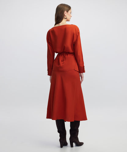 Basic Blouse with Tied Detail