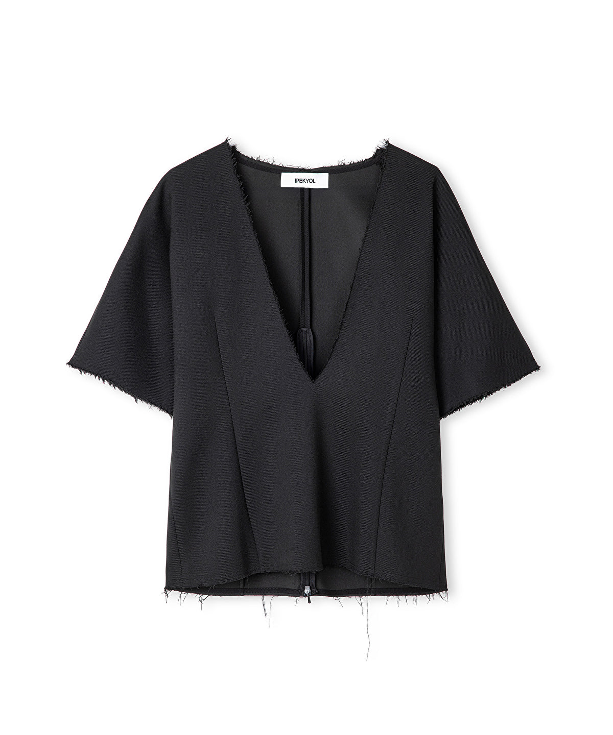 Zoomed Color-Block Layered Blouse