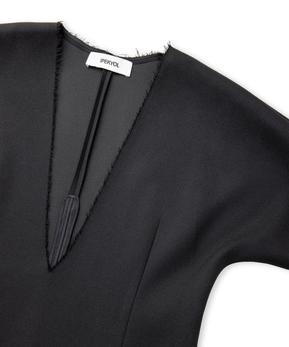 Color-Block Layered Blouse