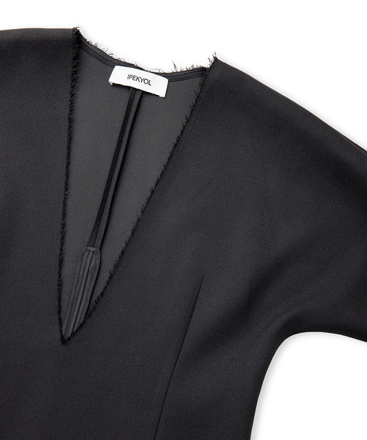 Color-Block Layered Blouse