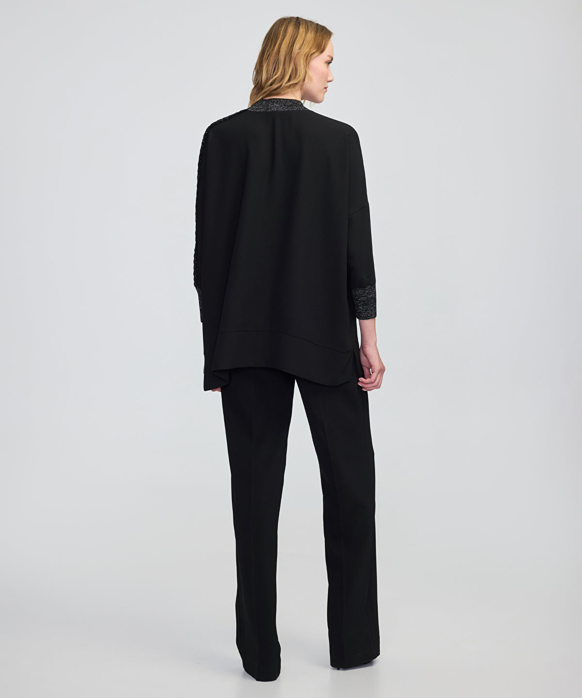 Zoomed Mixed Blouse