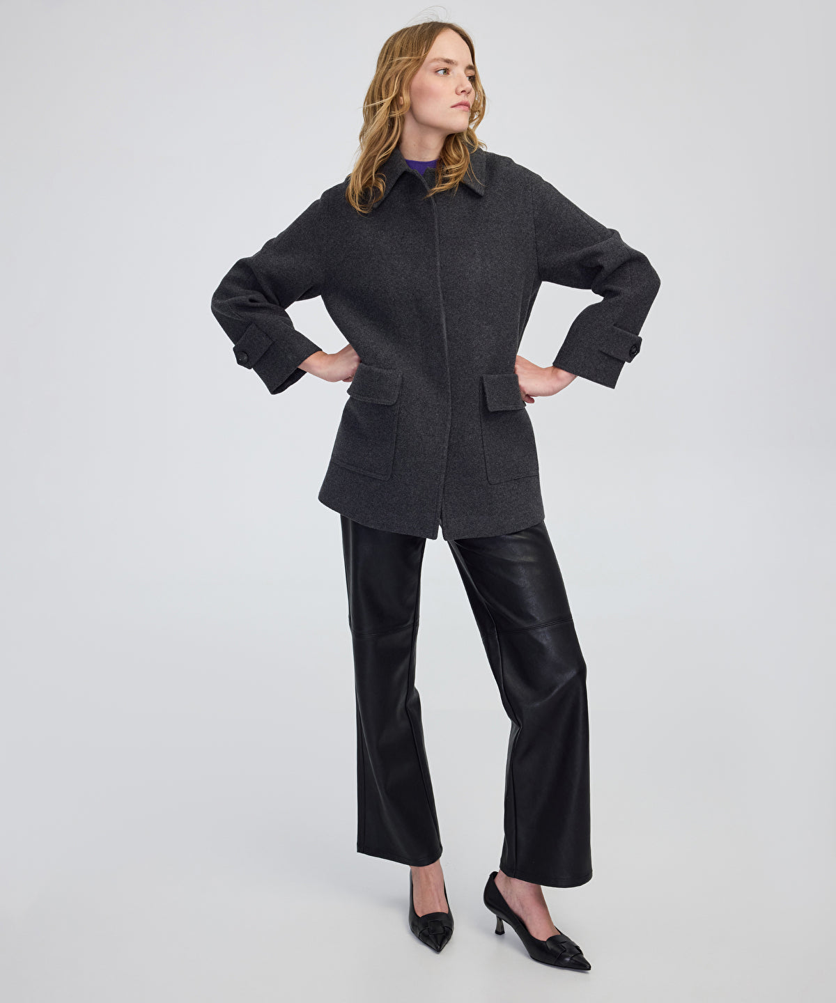 Wide Pocket Coat