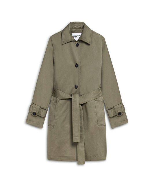 Belted Unlined Trench Coat