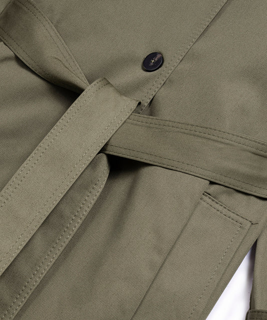 Belted Unlined Trench Coat