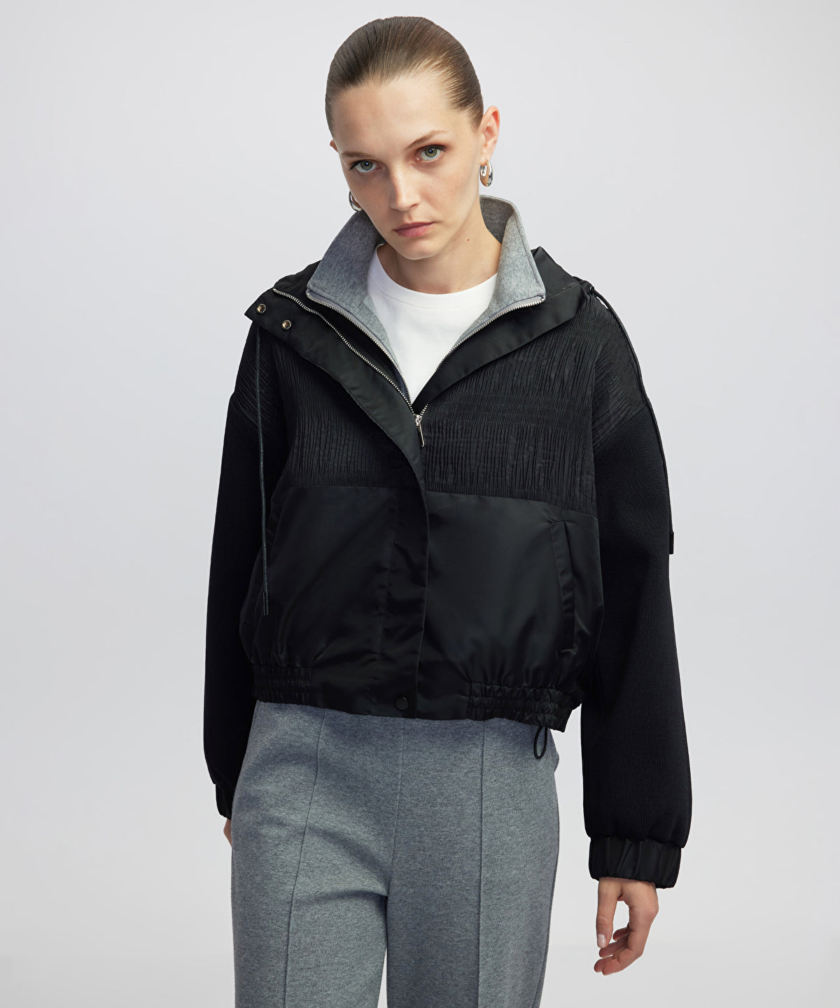 Mixed Media Coat