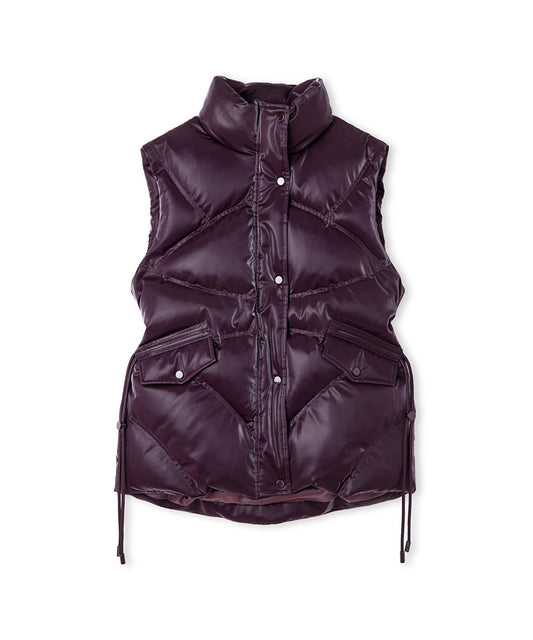 High-Collar Puffer Vest