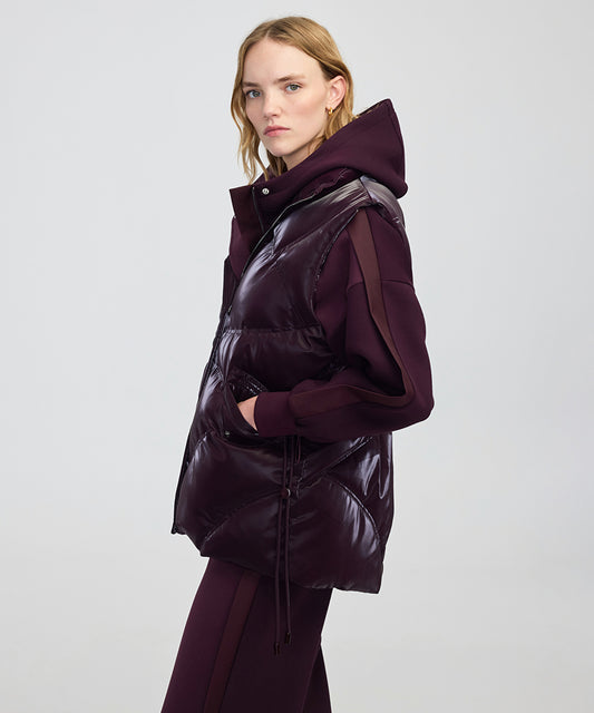 High-Collar Puffer Vest