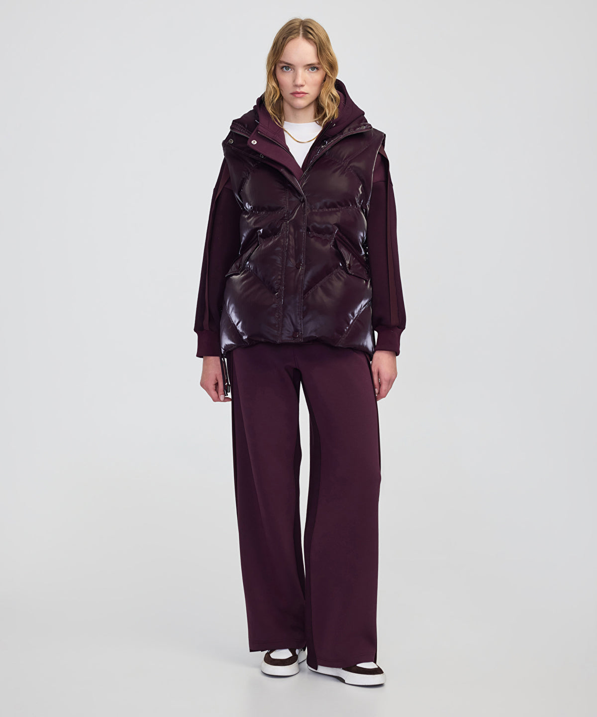 High-Collar Puffer Vest