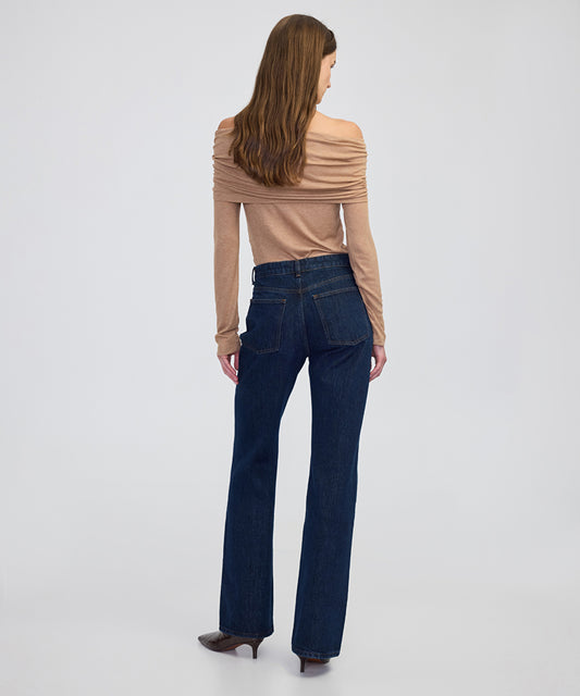 Embellished Wide-Leg Jeans