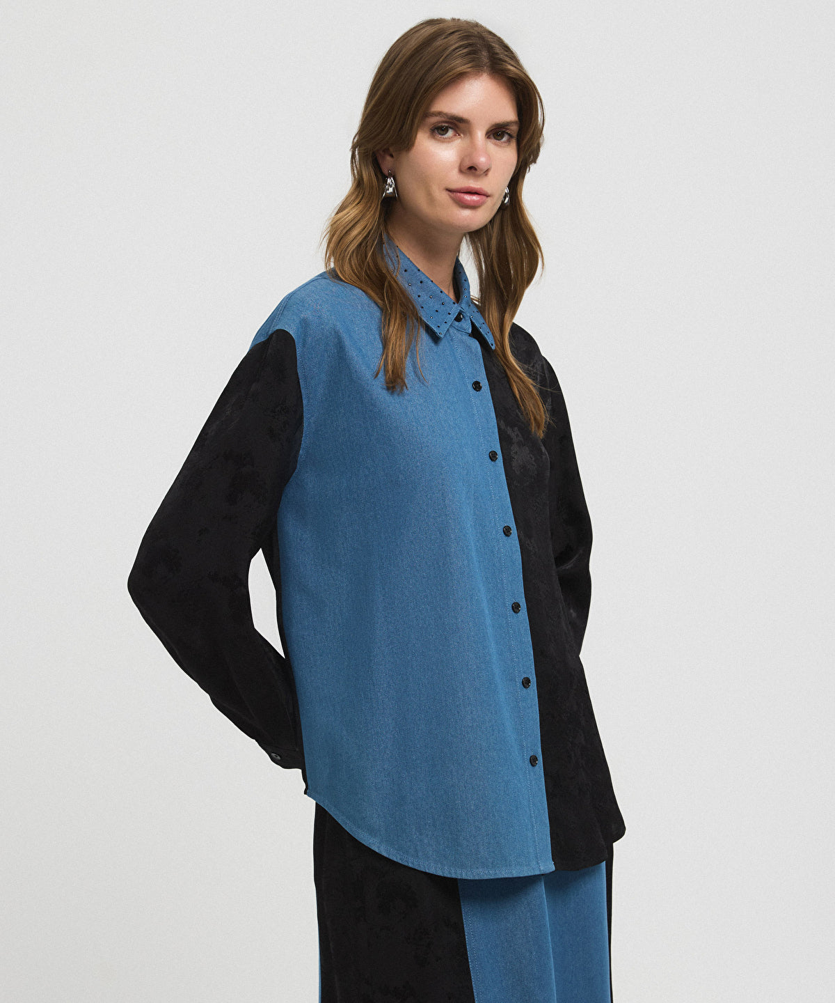 Mixed Rhinestone Shirt 