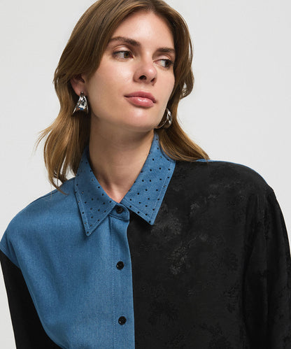 Mixed Rhinestone Shirt 