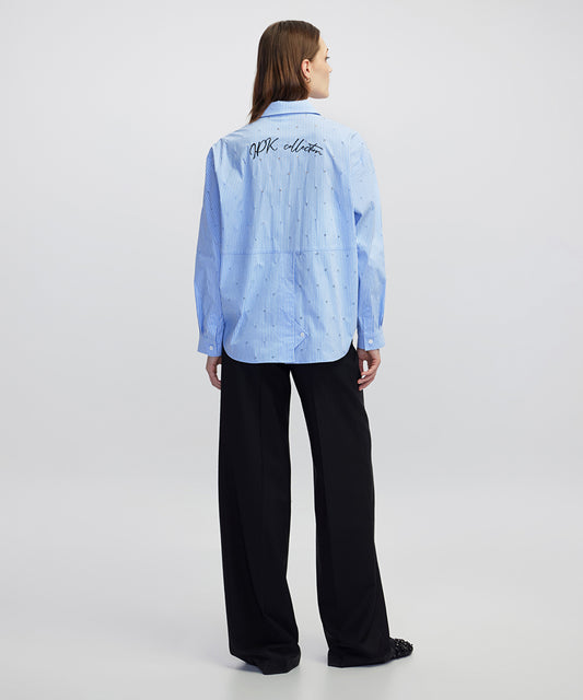 Distressed-Effect Shirt